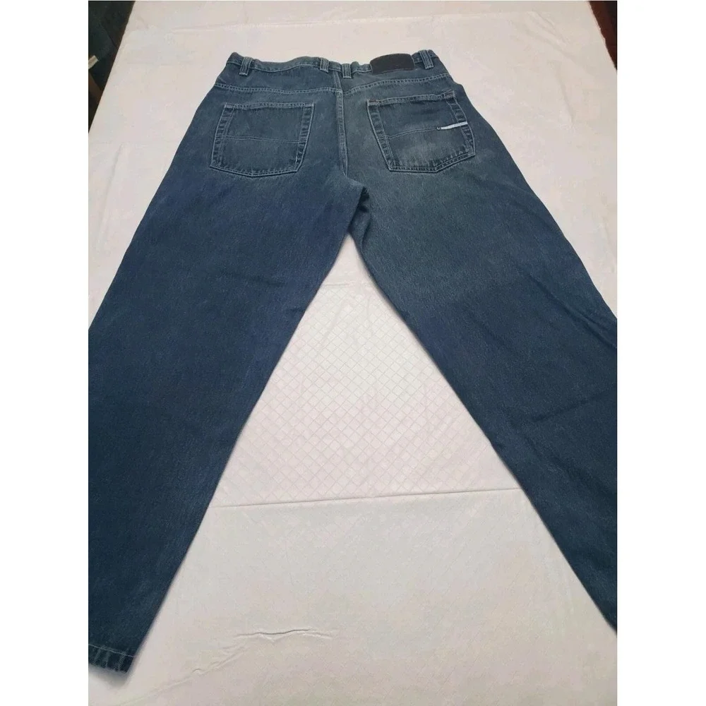 Southpole Jeans Mens 36x31 Blue Denim Straight Leg Relaxed Fit Classic Y2K Style